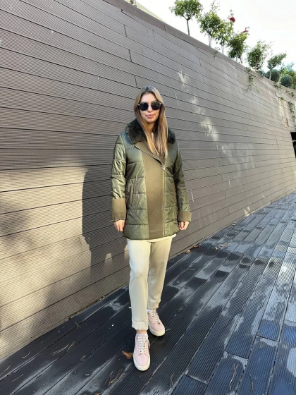 Missemramiss M4557 Haki Speciale Biker Mont