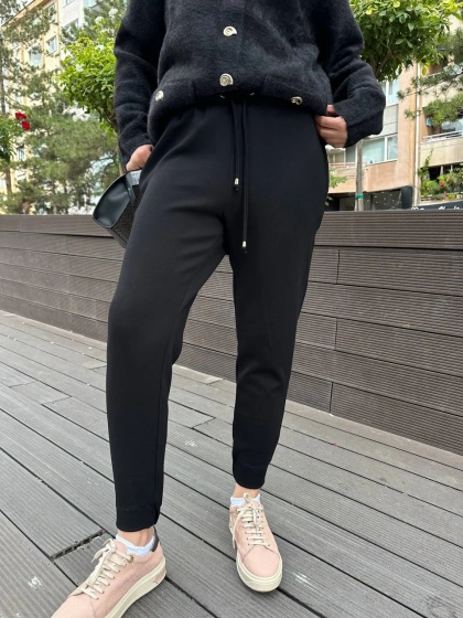 Missemramiss P4679 Siyah Modal Pantolon