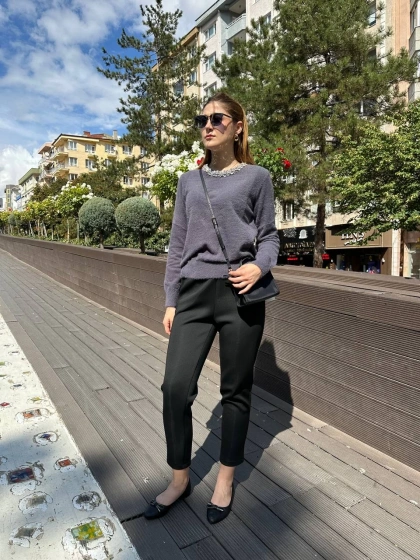 Missemramiss T4574 Antrasit Angora Kazak