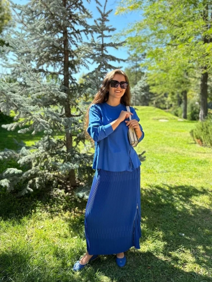 Misswhence 34029 Saks Kısa Tunik