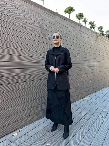 Misswhence 36206 Siyah Ceket