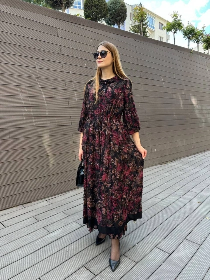 Misswhence 36801 Siyah Elbise