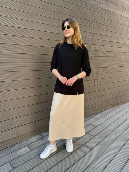 Misswhence 37030 Siyah Tunik