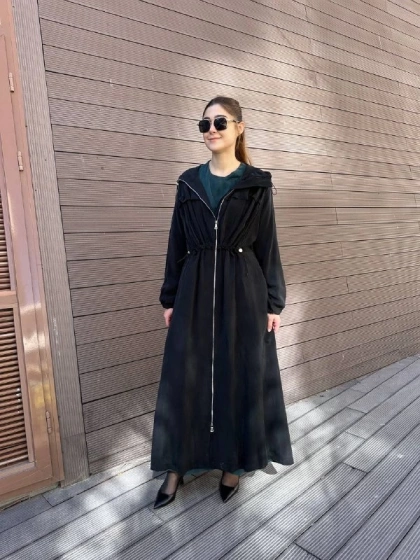 Misswhence 37504 Siyah Büzgü Detaylı Kap