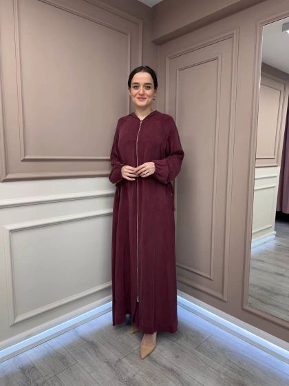 Misswhence 37513 Bordo İpek Kap