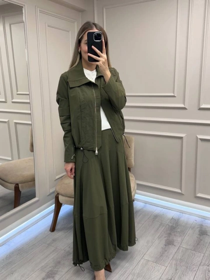 Misswhence 38208 Haki Etekli Takım