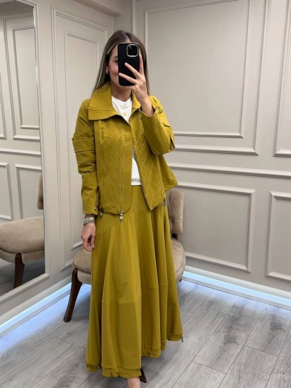 Misswhence 38208 Sarı Etekli Takım