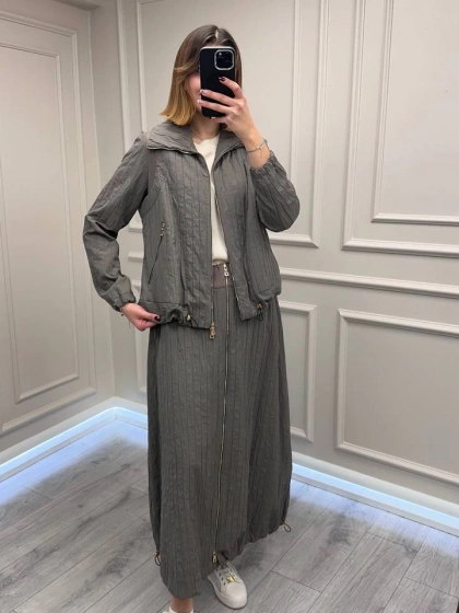 Misswhence 38216 Vizon Tafta Etek Takım