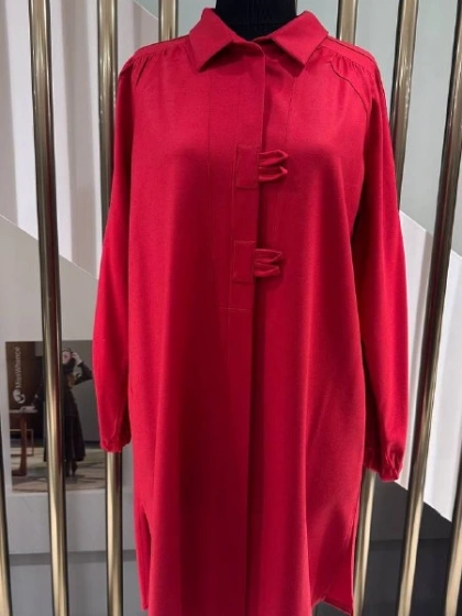 Misswhence 38300 Kırmızı Gömlek