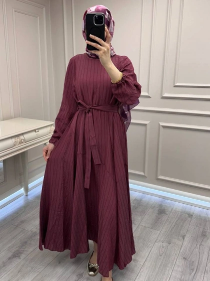 Misswhence 39844 Bordo Elbise