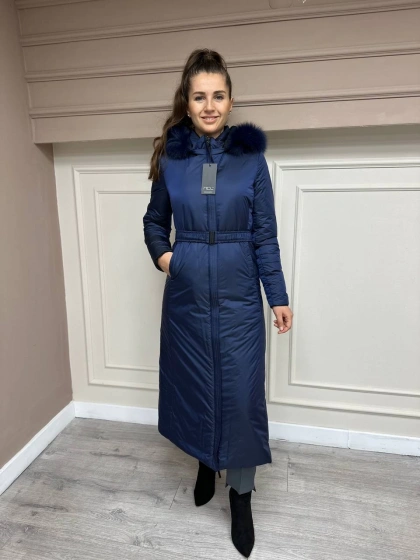 Ncl 23576 Siyah-Lacivert Çift Taraflı Şişme Parka