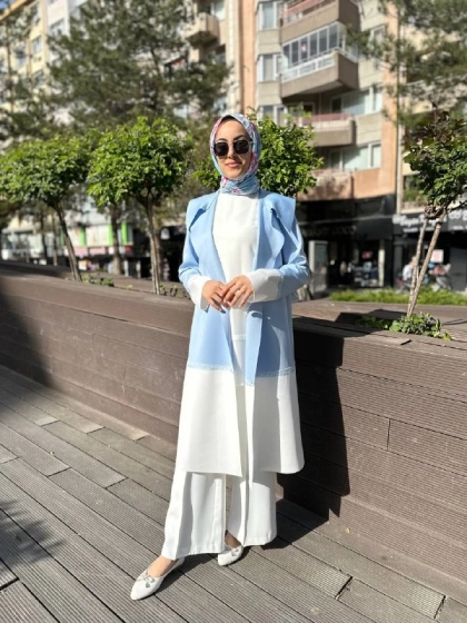 Noi 64321 Mavi Çift Renkli Scuba Kap