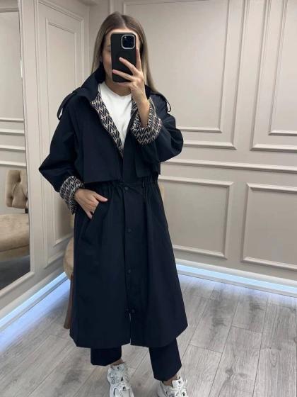 Nuss Triko 26K6033 Lacivert Kap