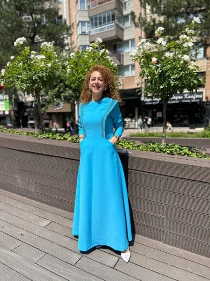 Senna 3002S23 Mavi Carolina Abiye