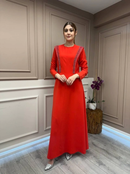 Senna 3002S23 Nar Çiçeği Carolina Abiye