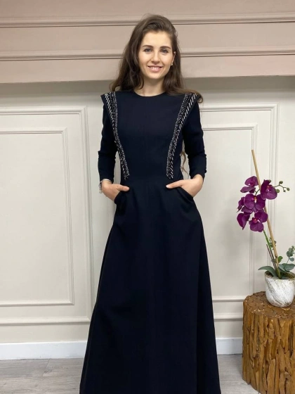 Senna 3002S23 Siyah Carolina Abiye