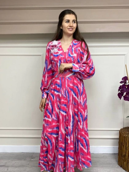 Senna 3069S23 Fuşya Quirrel Abiye