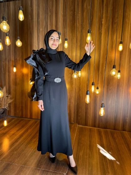 Senna SD241041030017 Siyah Gloria Abiye