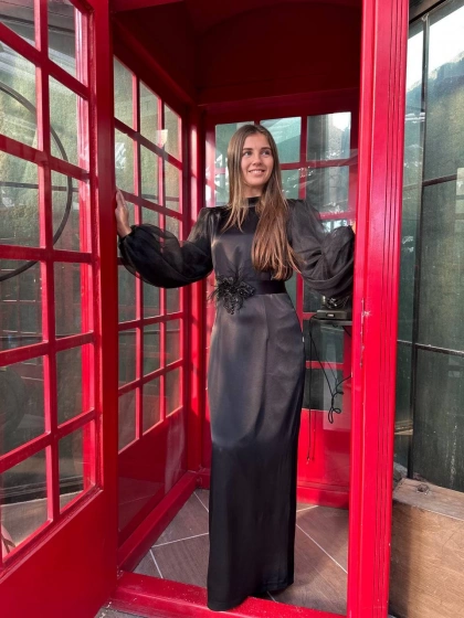 Senna SD241041030018 Siyah Elenora Abiye