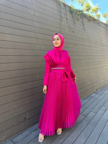 Senna SD241041030025 Fuşya Violanda Abiye