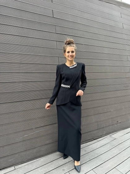 Senna SD241041030030 Siyah Emery Abiye