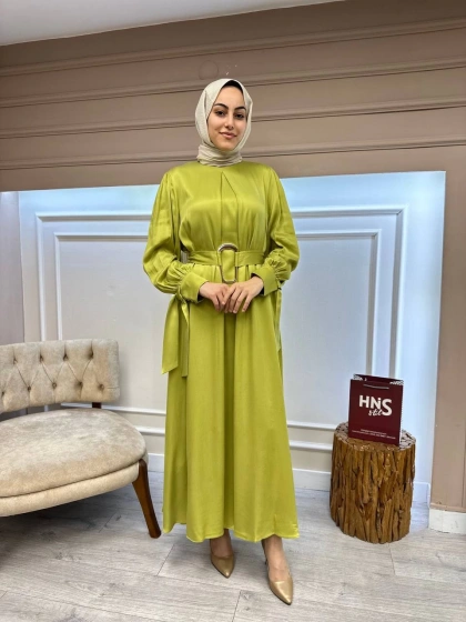 Senna SD241041030045 Fıstık Yeşili Annabel Abiye