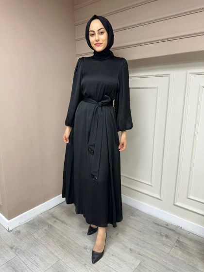 Senna SD241041030077 Siyah Ferrandız Abiye