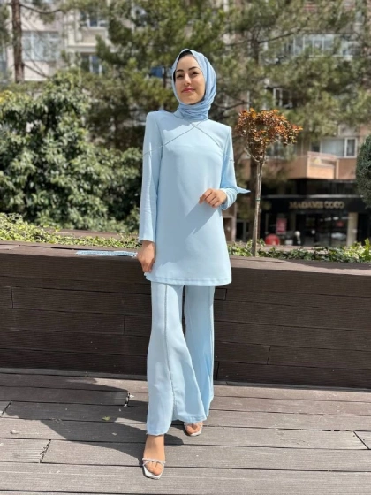 Senna SD242042091004 Bebe Mavi Crystal Takım