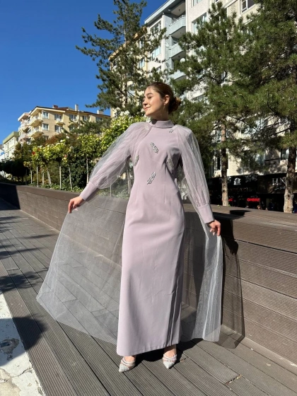 Senna SD251051030125 Gizemli Lila Vanessa Abiye