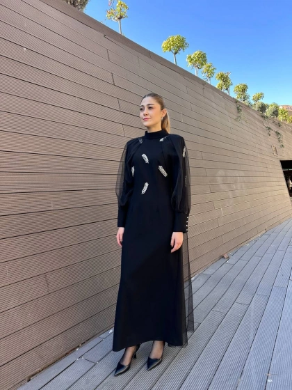 Senna SD251051030125 Siyah Vanessa Abiye