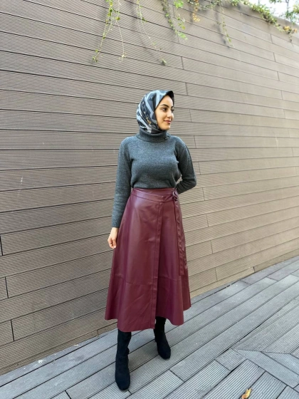 Venöve 24FWTRI0005 Gri Mircy Triko