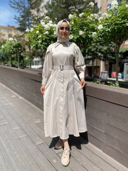 Venöve 24SSELB0010 Taş Alento Elbise