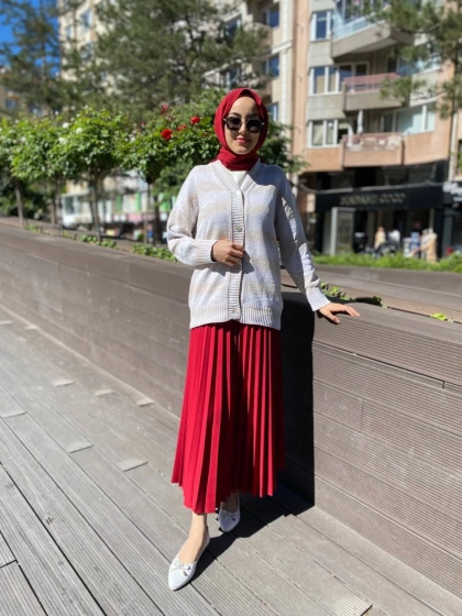 Venöve 24SSTRI0001 Bej Helder Triko