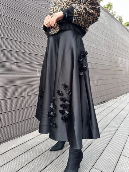 Venöve 25FWETE0011 Siyah Cada Etek