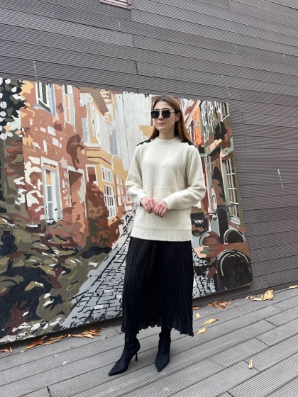 Venöve 25FWKZK0003 Krem Pavlo Kazak