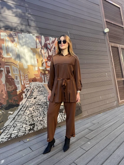 Venöve 25FWSWE0001 Kahverengi Ports Takım