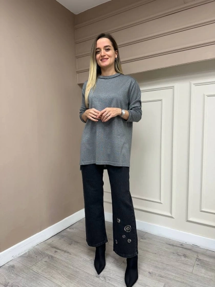 Venöve 25FWTRI0001 Gri Alava Triko