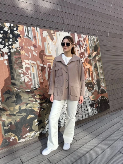 Venöve 25SSCEK0019 Vizon Kika Ceket