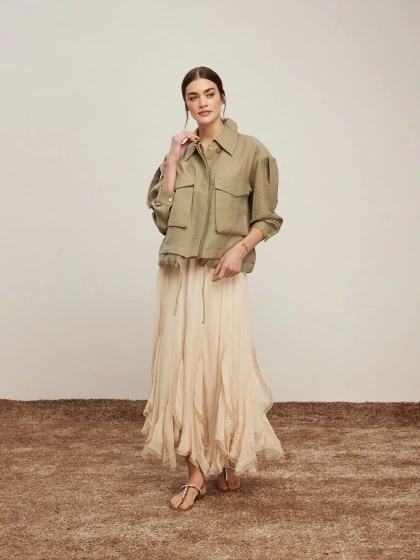 Venöve 25SSETE0016 Bej Annika Etek