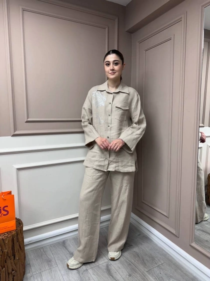 Venöve 25SSGOM0013 Bej Rayla Takım