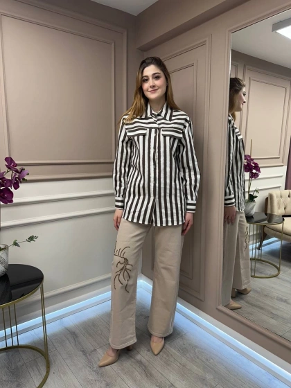 Venöve 25SSPNT0020 Bej Emily Pantolon