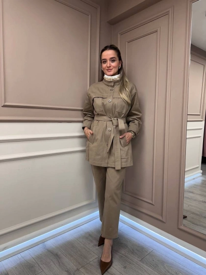 Venöve 26FWCEK0008 Bej Galvin Takım