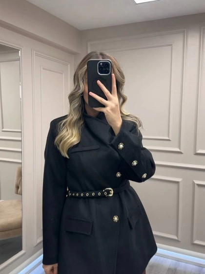 Venöve 26FWCEK0012 Siyah Willy Ceket