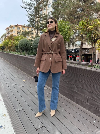 Venöve 26FWCEK0018 Kahverengi Robb Ceket