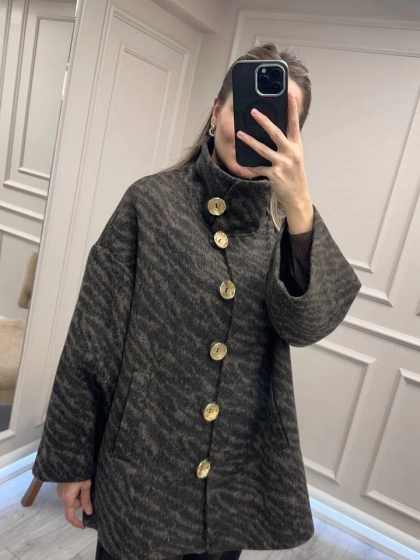 Venöve 26FWCEK0019 Kahverengi Bova Ceket