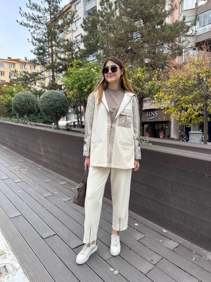 Venöve 26FWCEK0025 Ekru Tom Takım