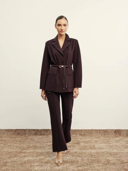 Venöve 26FWCEK0030 Kahverengi Elena Takım