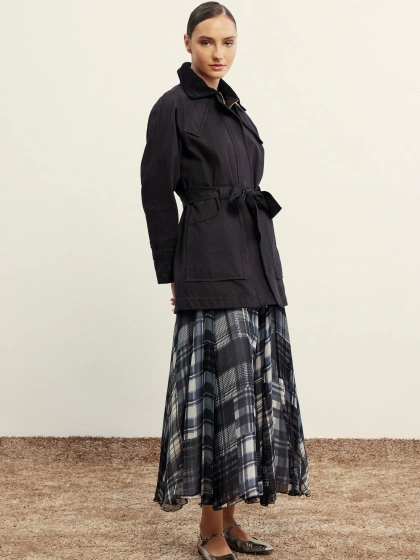 Venöve 26FWCEK0042 Siyah Patrik Ceket