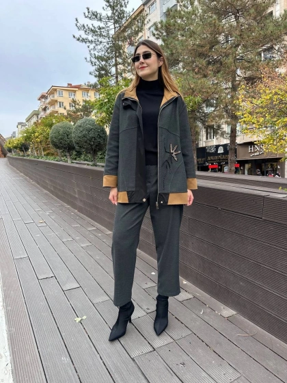 Venöve 26FWCEK0046 Antrasit Elsa Takım