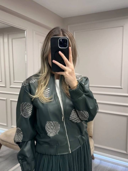 Venöve 26FWETE0005 Yeşil Judy Ceket